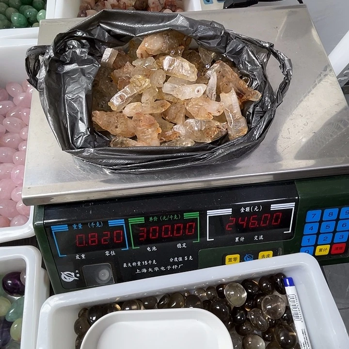 明***月未镶嵌珠宝半成品水晶