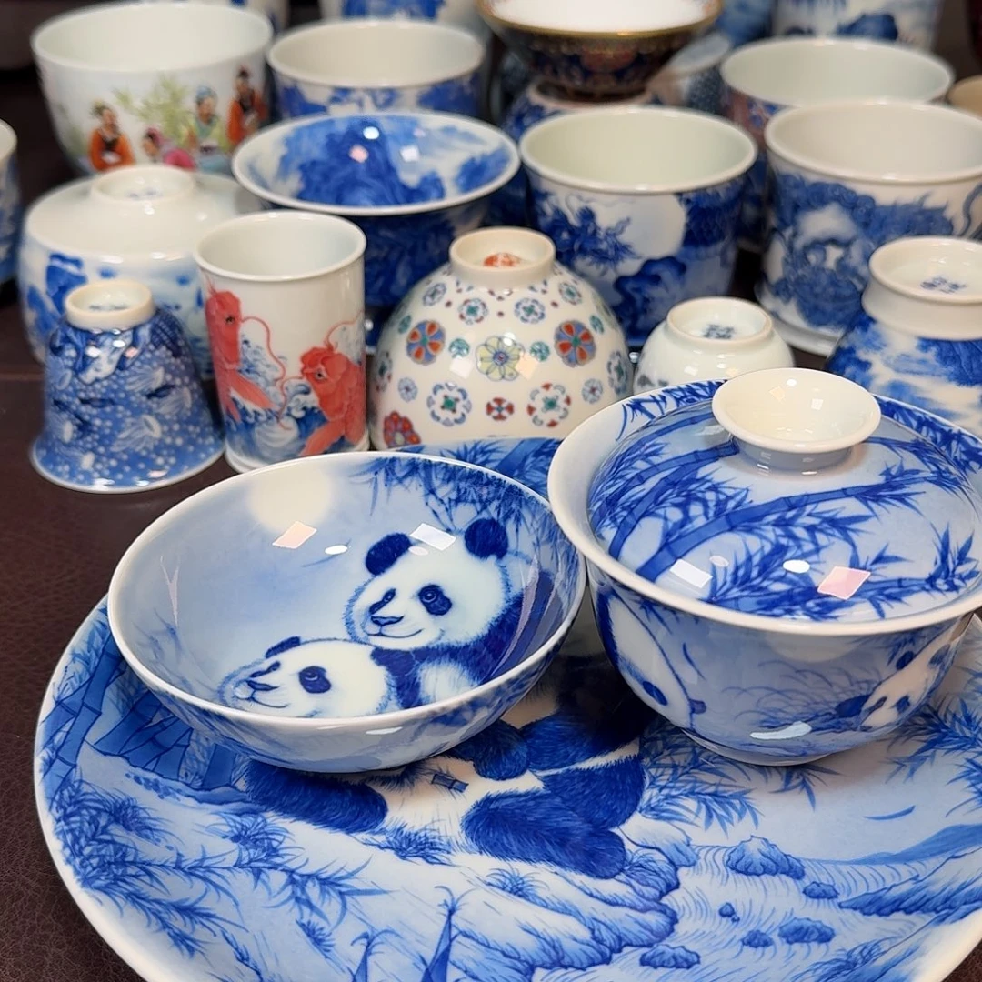 我***…现代景德镇陶瓷杯