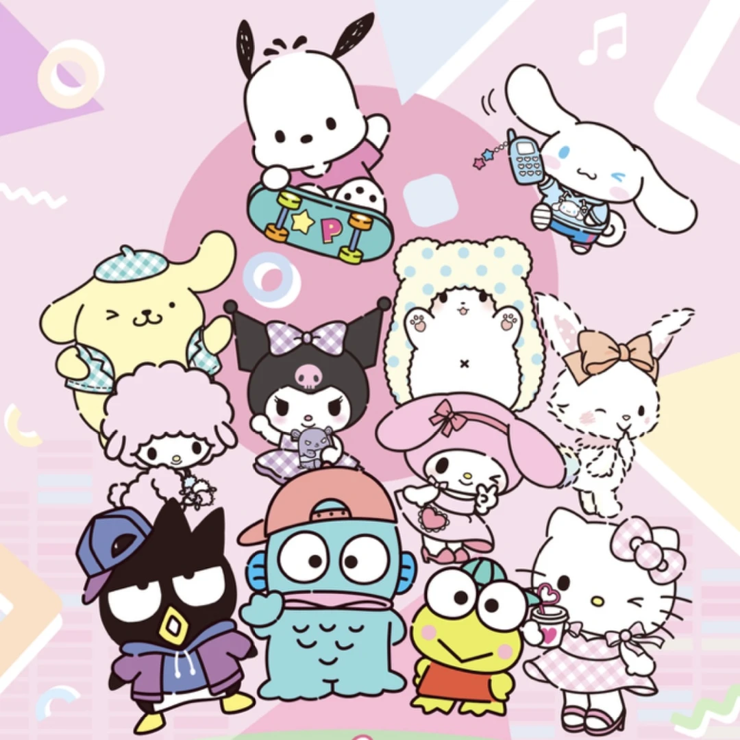 【对对碰】一起玩-三丽鸥家族潮酷派对卡牌盲盒