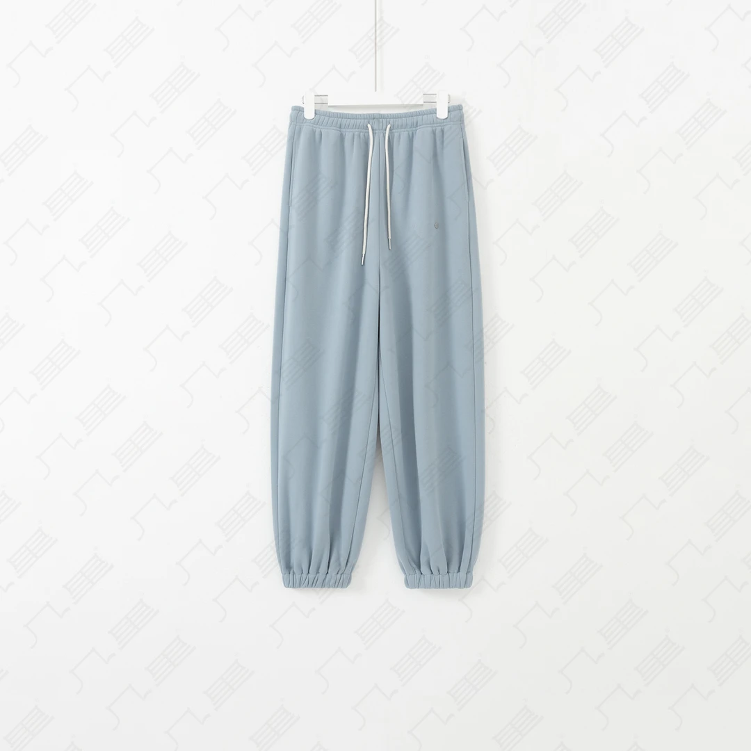 几里与麻 氛围百搭休闲束脚卫裤加绒 裤长101 2121083