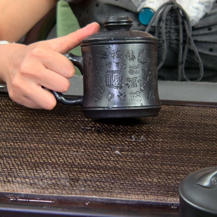 茶杯紫砂高货放漏