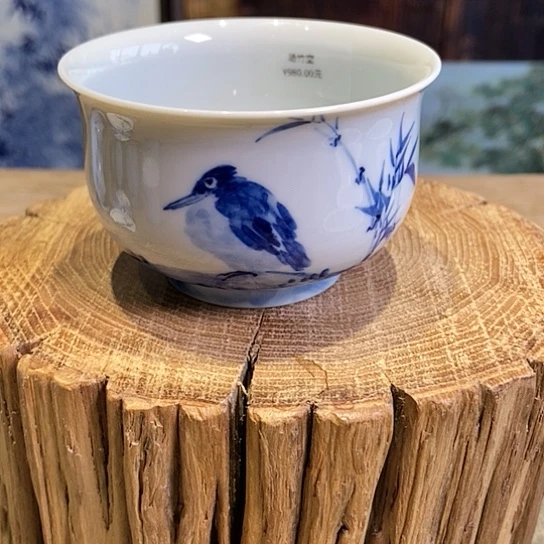 八大系列青花主人杯杯