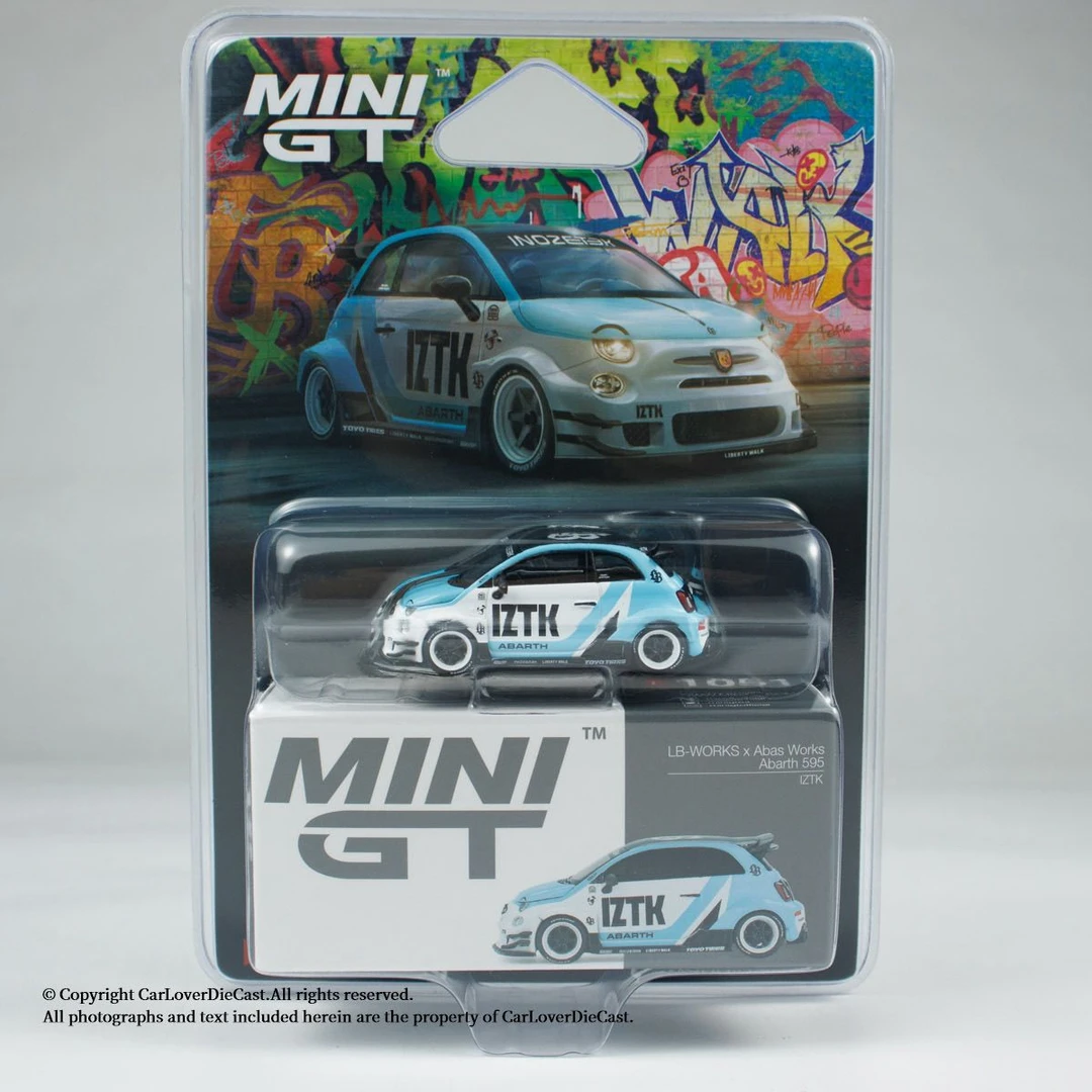 MINIGT 1:64 #1051 阿巴斯 Abarth 595 Abas IZTK 合金汽车模型