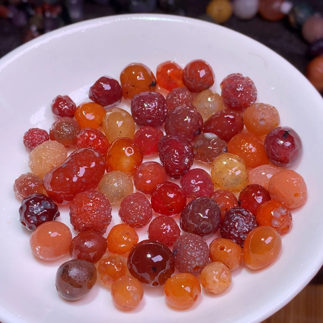 未镶嵌玛瑙/玉髓珠宝半成品