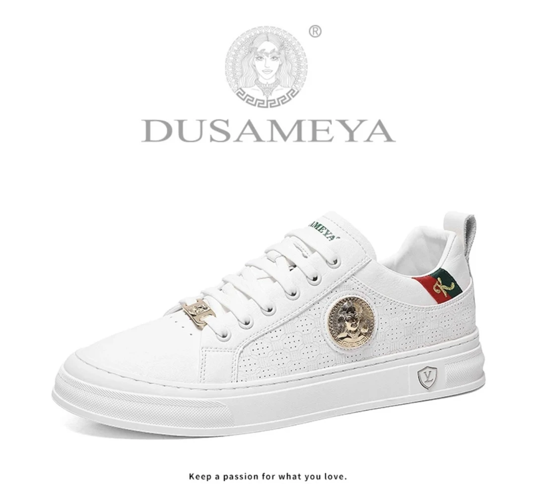 新款轻奢男鞋百搭低帮潮流男士板鞋DUSAMEYA/