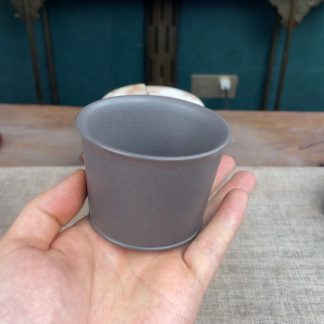 紫泥茶杯宜兴紫砂工艺