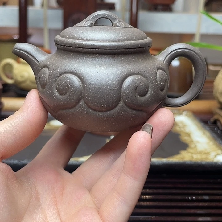 茶壶紫砂仿古如意 180cc
