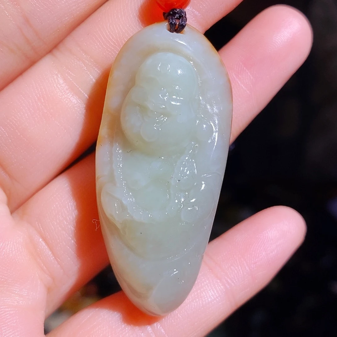 和田玉颈饰未镶嵌