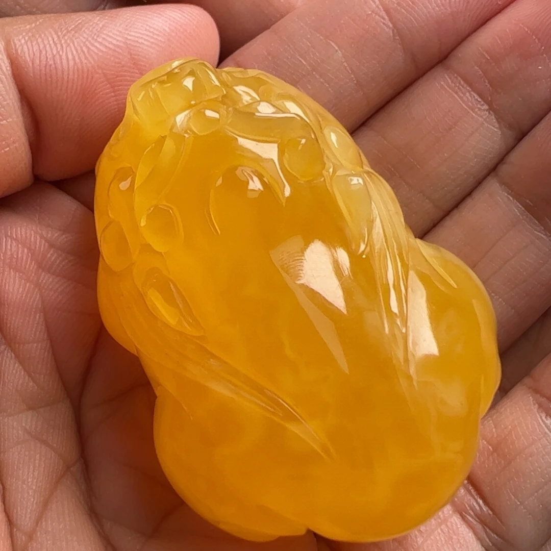 未镶嵌毛衣链蜜蜡无优化无烤色无补胶无覆膜无辐照无煮蜜