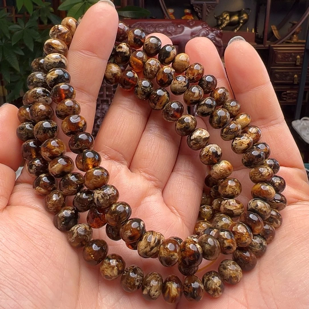 琥珀未镶嵌裸石抚顺琥珀20453九