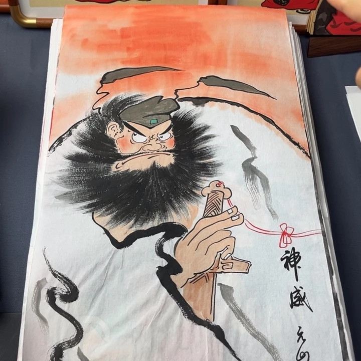 国画禅意画纯手绘作品