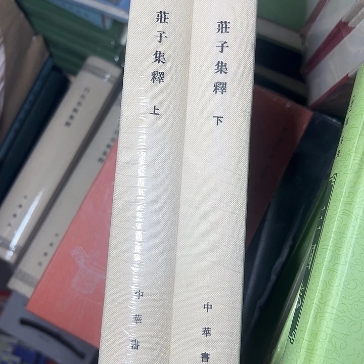 庄子集释上下册中华书局