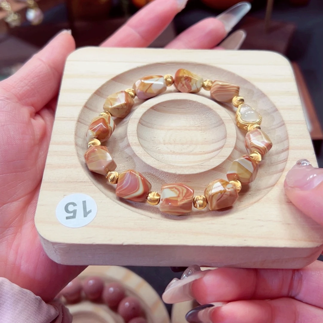 石英质玉手链未镶嵌晶*59