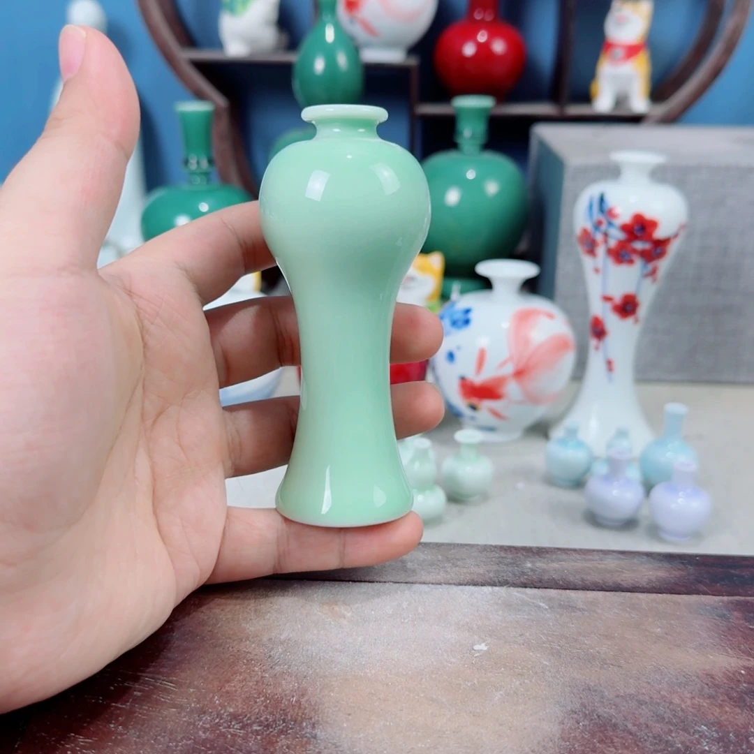 陶瓷手工小花器摆件