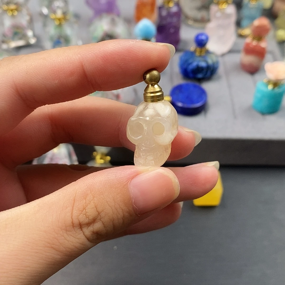 合金查罗石珠宝半成品香水瓶