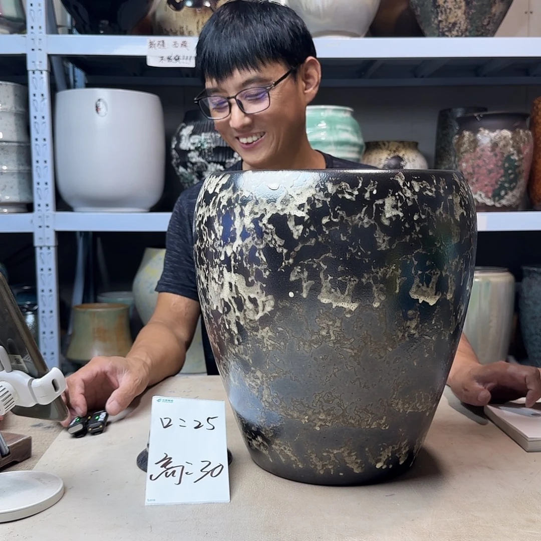 25@30 紫砂花盆尺寸