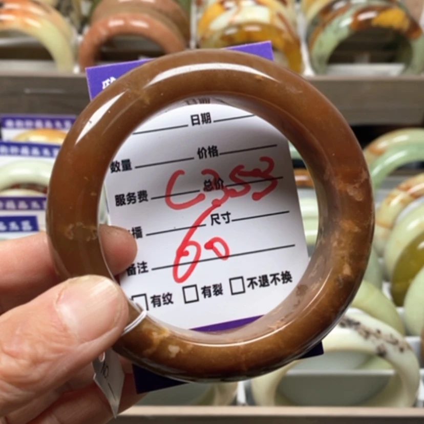 【闪购商品】蛇纹石玉手镯未镶嵌
