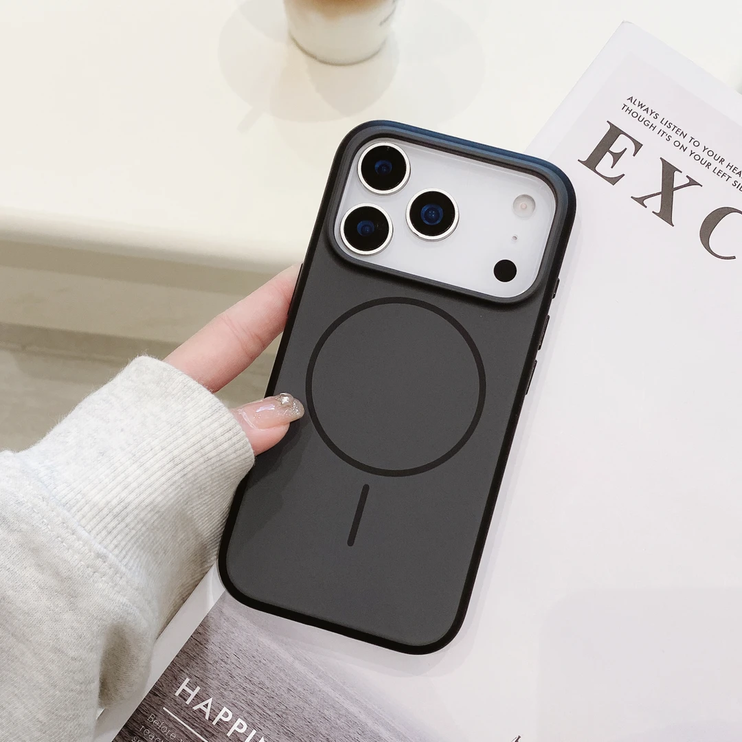 适用iPhoneAir手机壳磁吸全包带镜头拍照按键高端磨砂保护壳17Pro