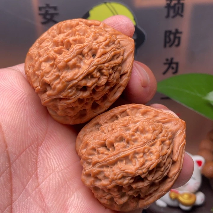 文玩核桃吊坠水龙纹36尺小尖微修