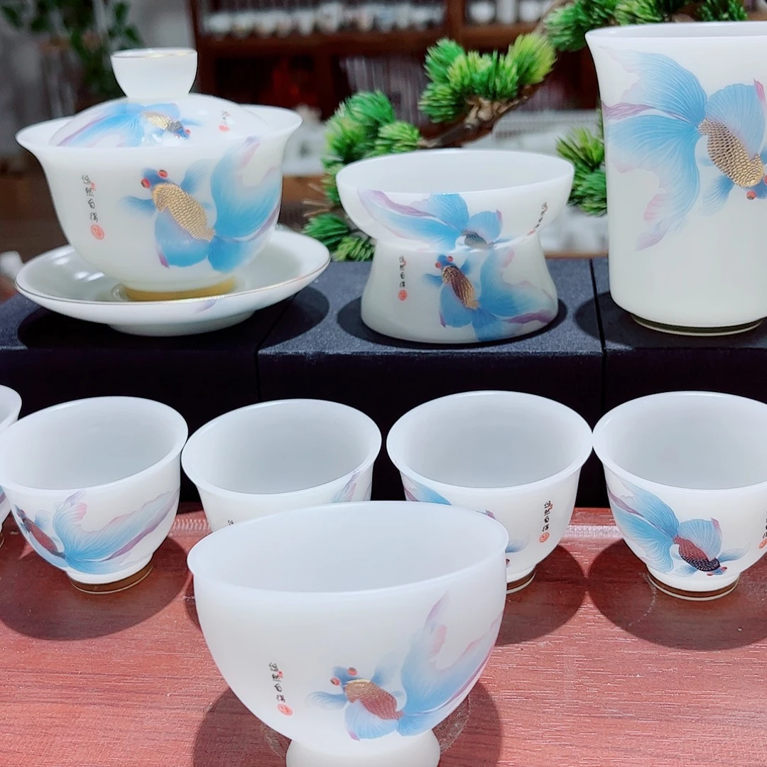 陶素烧璞玉16 0Cc加6杯套组礼盒