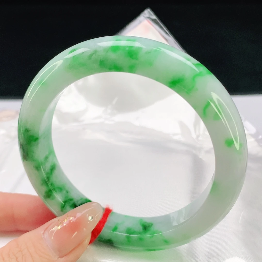 翡翠未镶嵌手镯59.6