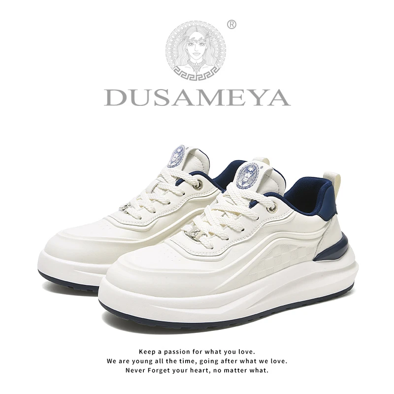 DUSAMEYA/杜莎米娅奢品男鞋情侣轻奢潮鞋百搭潮流高端休闲鞋板鞋