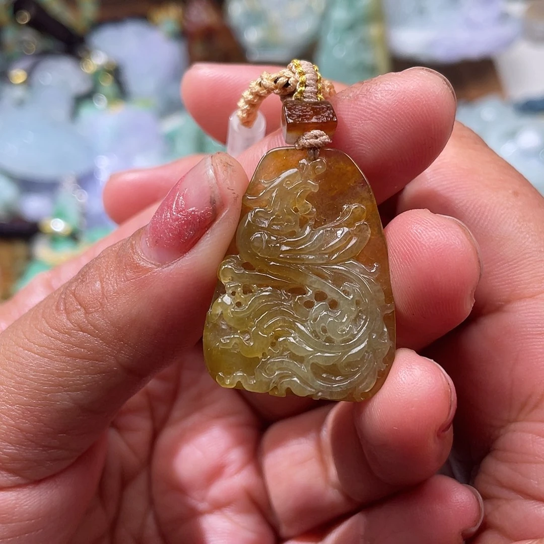 颈饰未镶嵌翡翠翡玉缘翡翠