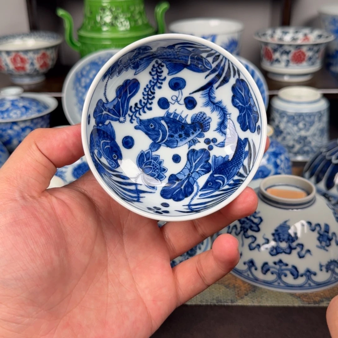 现代手工手绘茶器