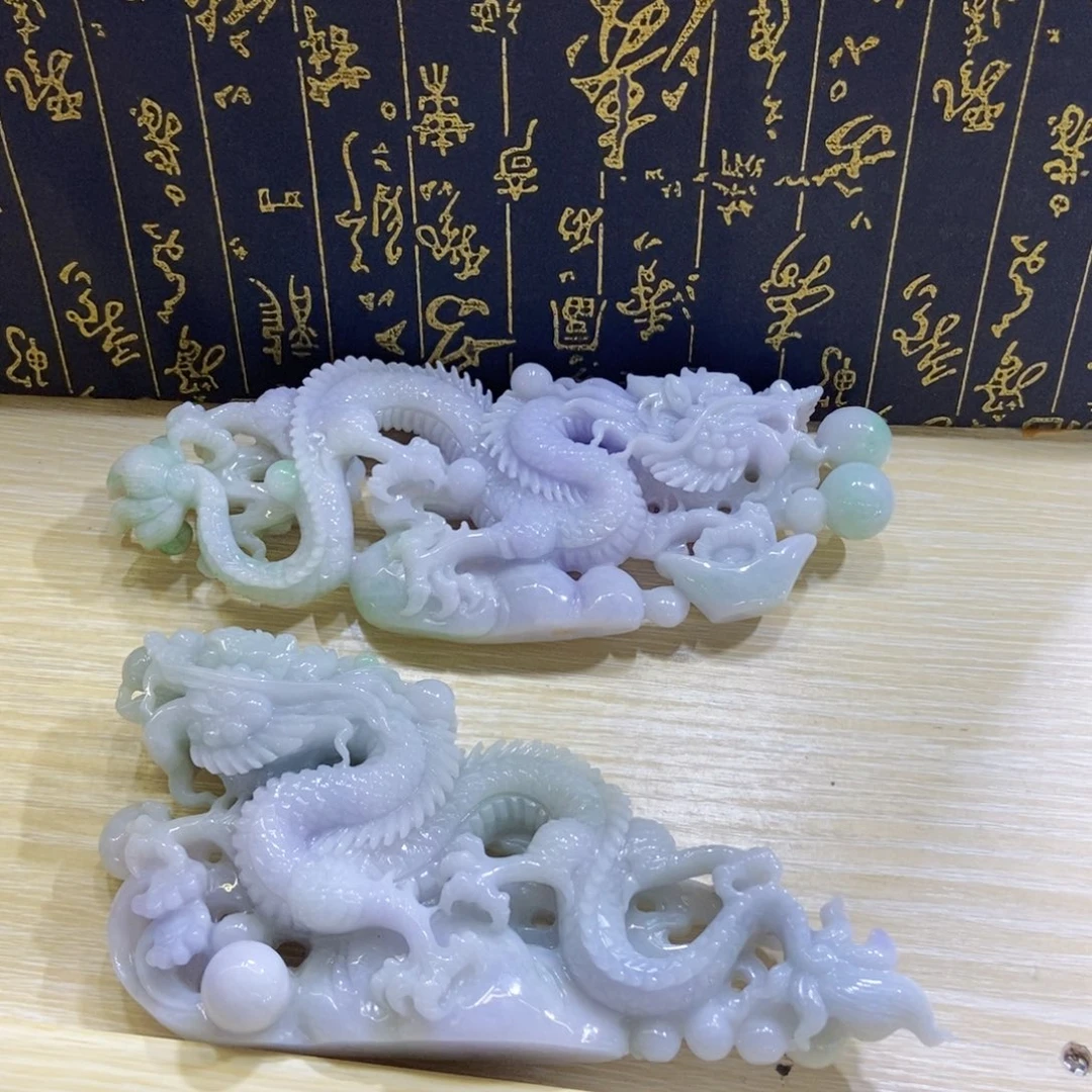 未镶嵌摆件翡翠快**宝好看的翡翠龙