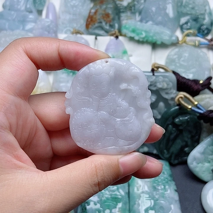 翡翠未镶嵌吊坠(不含链)翡翠