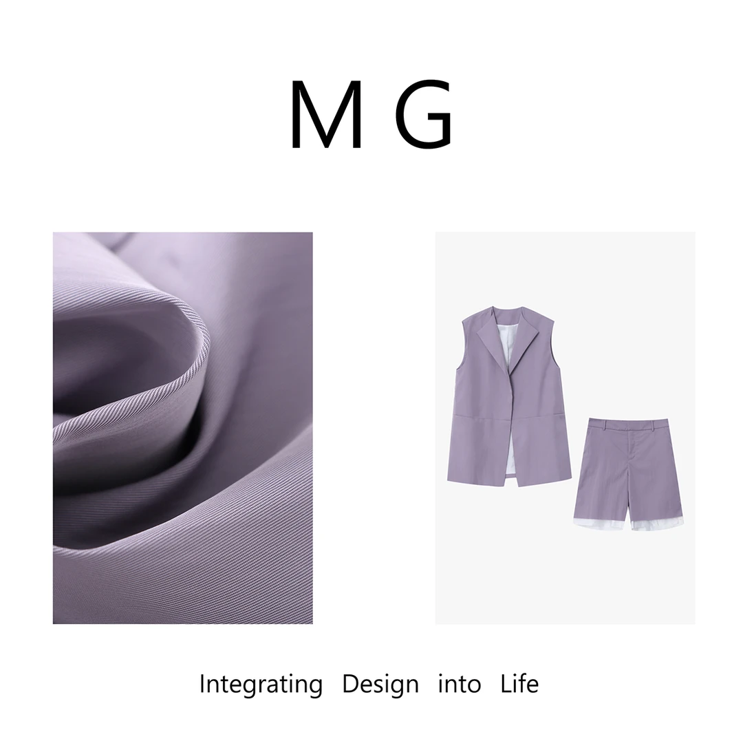 【北约套装】定制北欧高级百搭无袖两件套套装女DG3-8815