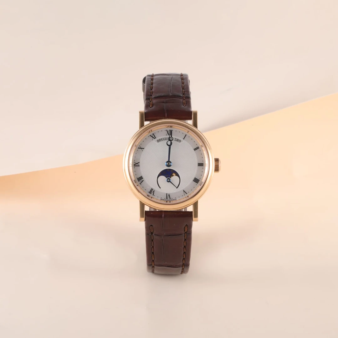 99新 BREGUET/宝玑 小花6珊 经典系列9087BR/52/964手表-30mm