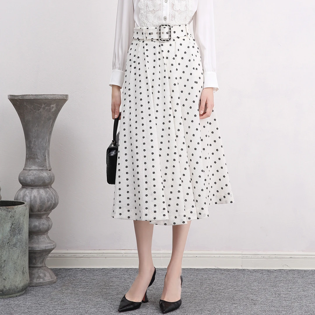 JETEZO腰带收腰减龄显瘦半身裙BB1AA003C1