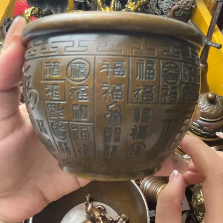 精美铜器摆件藏收