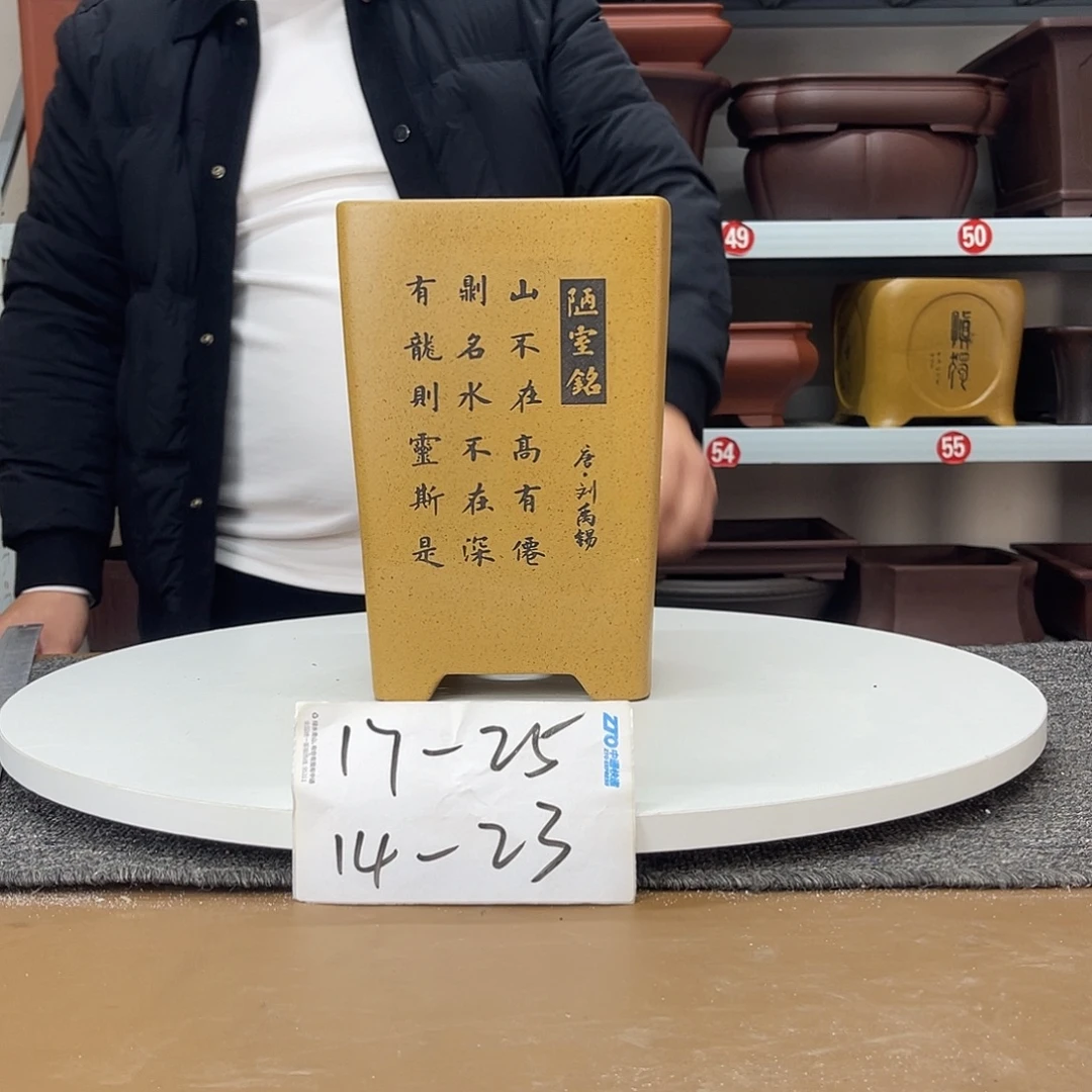 花盆紫砂早早的就