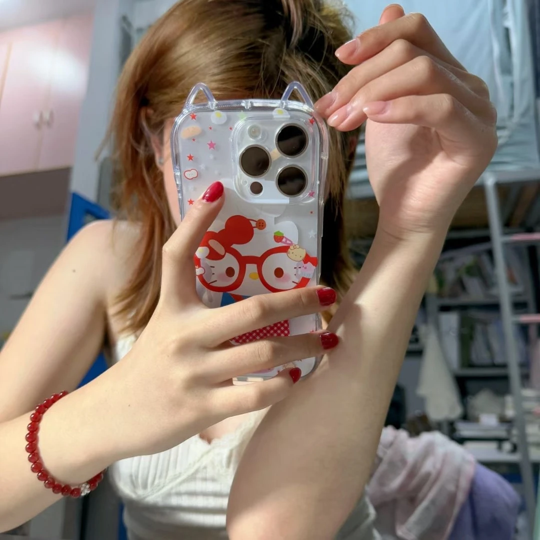 可爱厨师KT猫适用苹果17Promax手机壳iPhone15小蛮腰14少女13/12