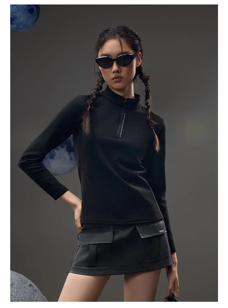 【A8082-df】女款长袖时尚休闲打底秋冬卫衣长袖连帽保暖