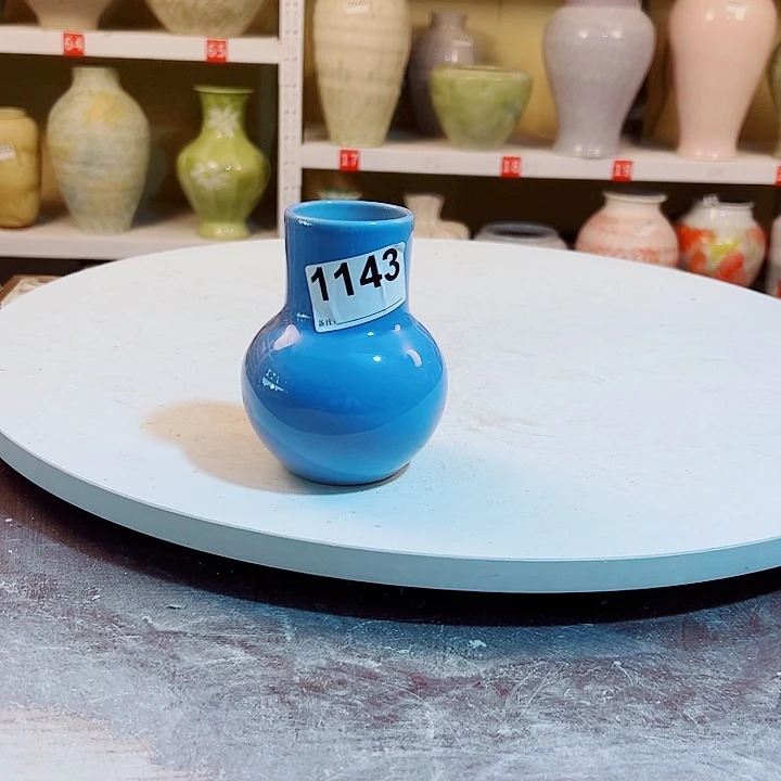 花瓶摆件摆件高10口6。1143