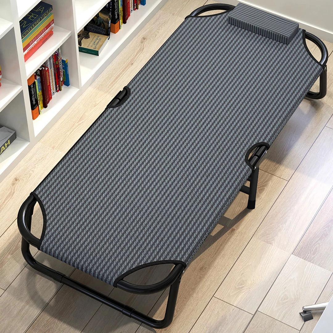 折叠床办公室午休家用成人单人床便携户外医院陪护床行军床躺椅