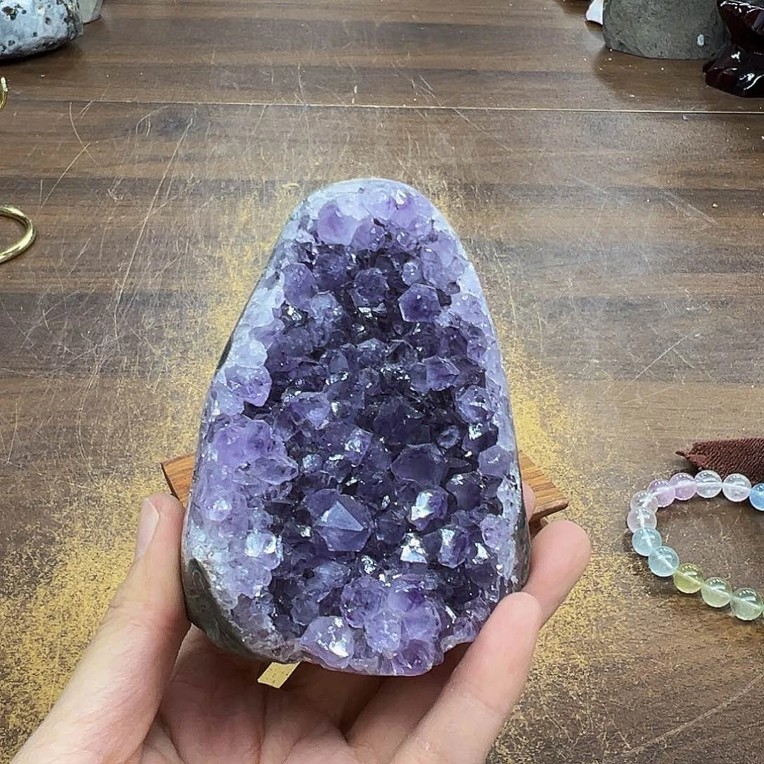 紫晶摆件未镶嵌晶体