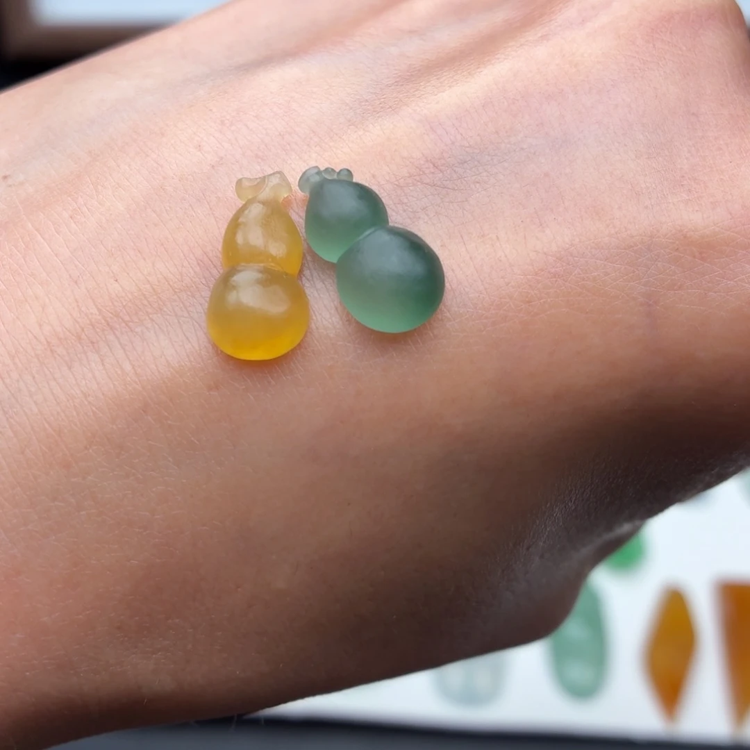 定制翡翠未镶嵌简*福禄双全