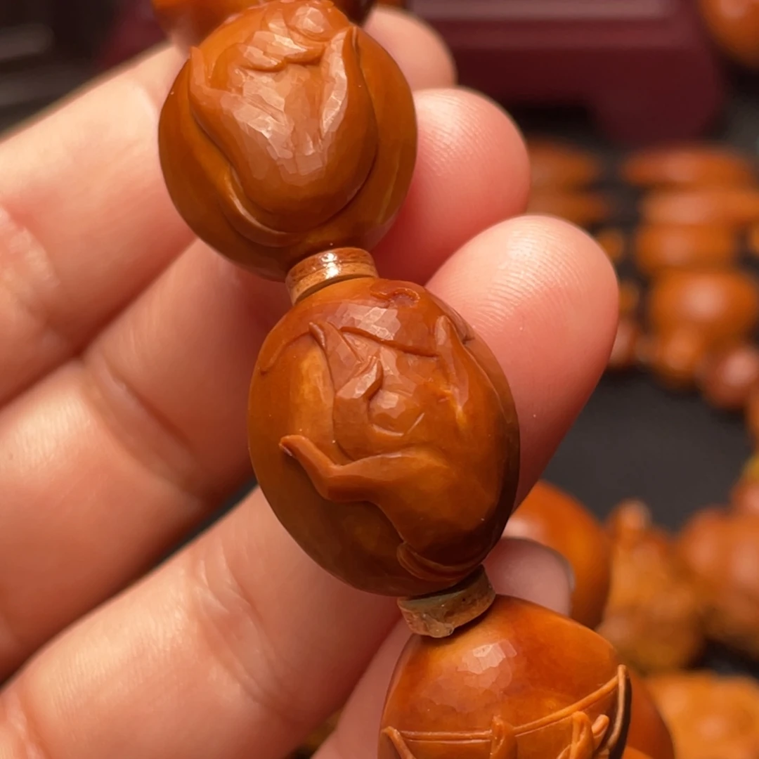 手串/手链橄榄核1.7左右铁核纯刀铲观音佛手