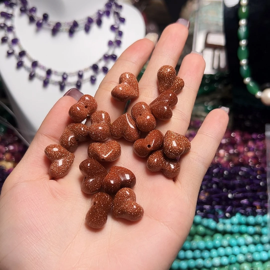 玛瑙/玉髓足银镶嵌珠宝半成品Z375。16.6m金砂屁桃一个