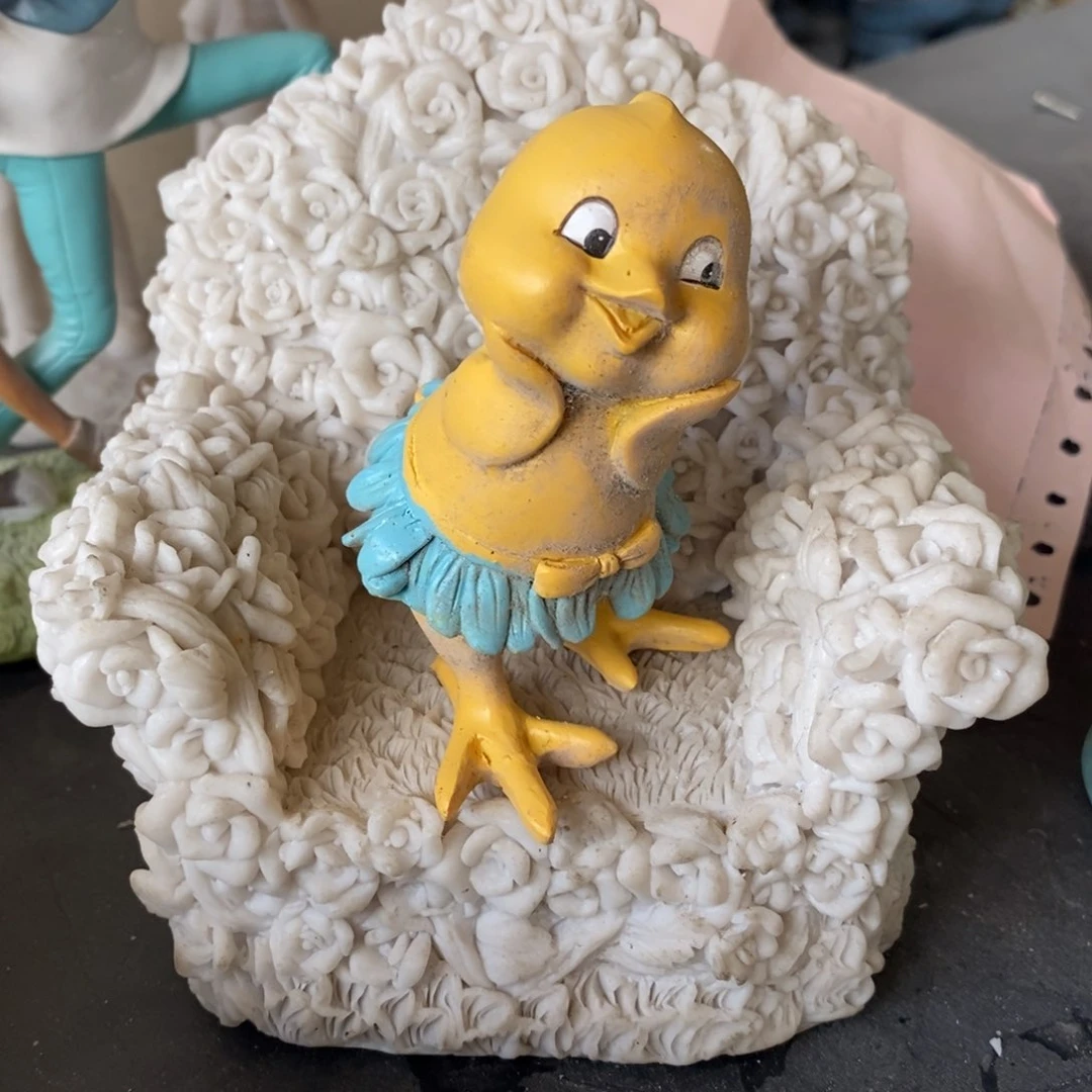 树脂小鸡 默认微瑕 树脂摆件
