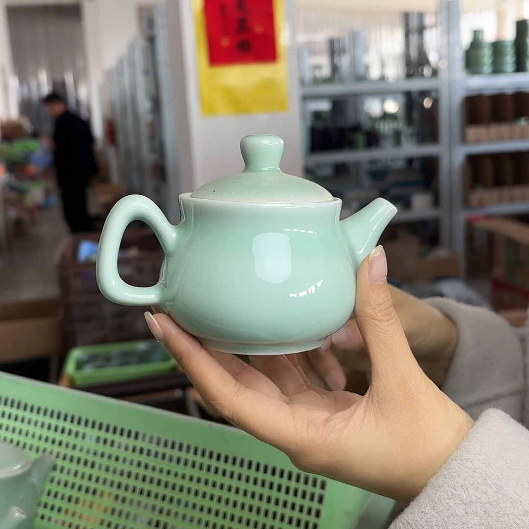 龙泉云间青瓷小米茶器