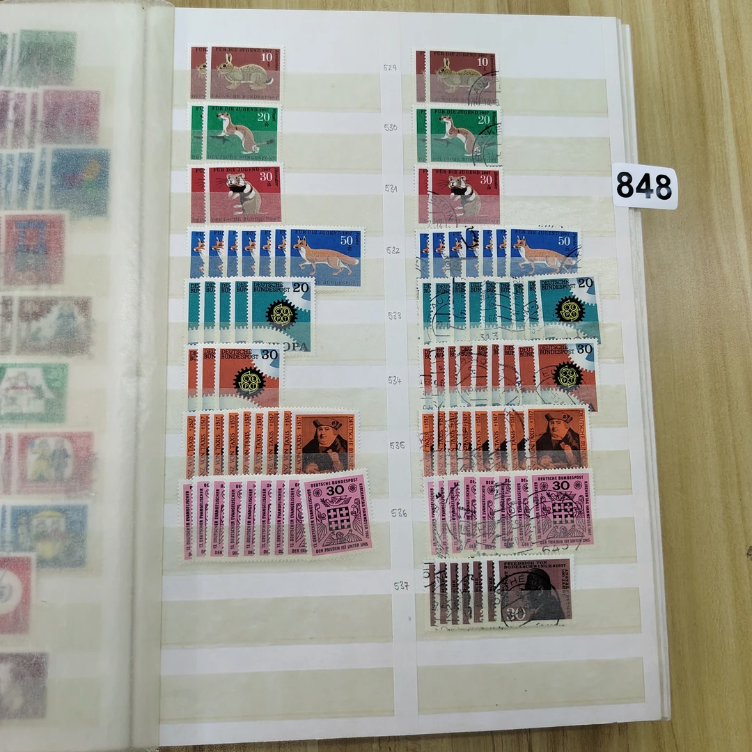 外国邮票盖消带册有使用感介意勿拍848