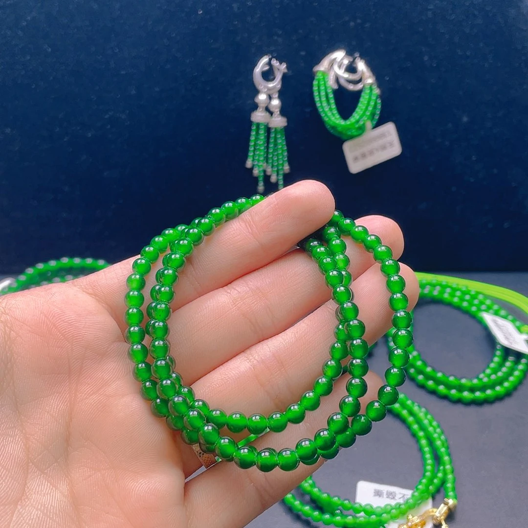 翡翠未镶嵌项链卡5