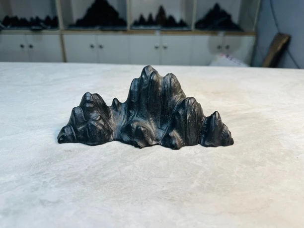 灵璧石茶宠文房造景案头山子