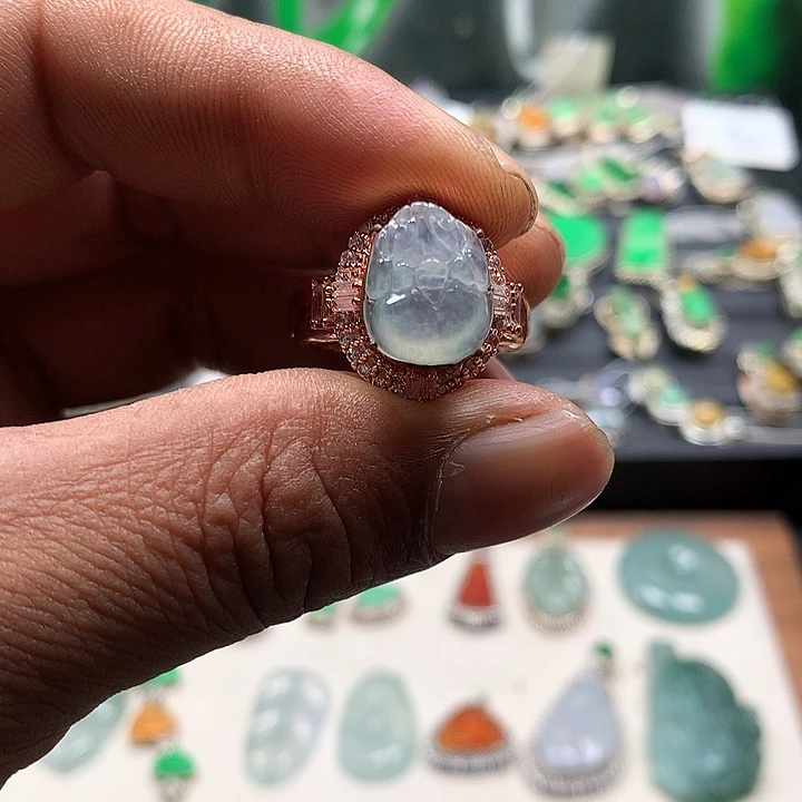 翡翠裸石缅甸天然A货翡翠