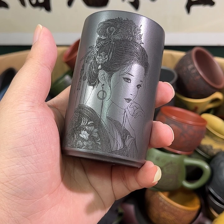 茶杯紫砂全手工紫砂主人杯